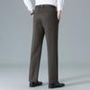 Genuine Brand High-End Men'S Business Casual Pants Autumn And Winter High-Density Knitted Soft And Skin-Friendly Suit Trousers