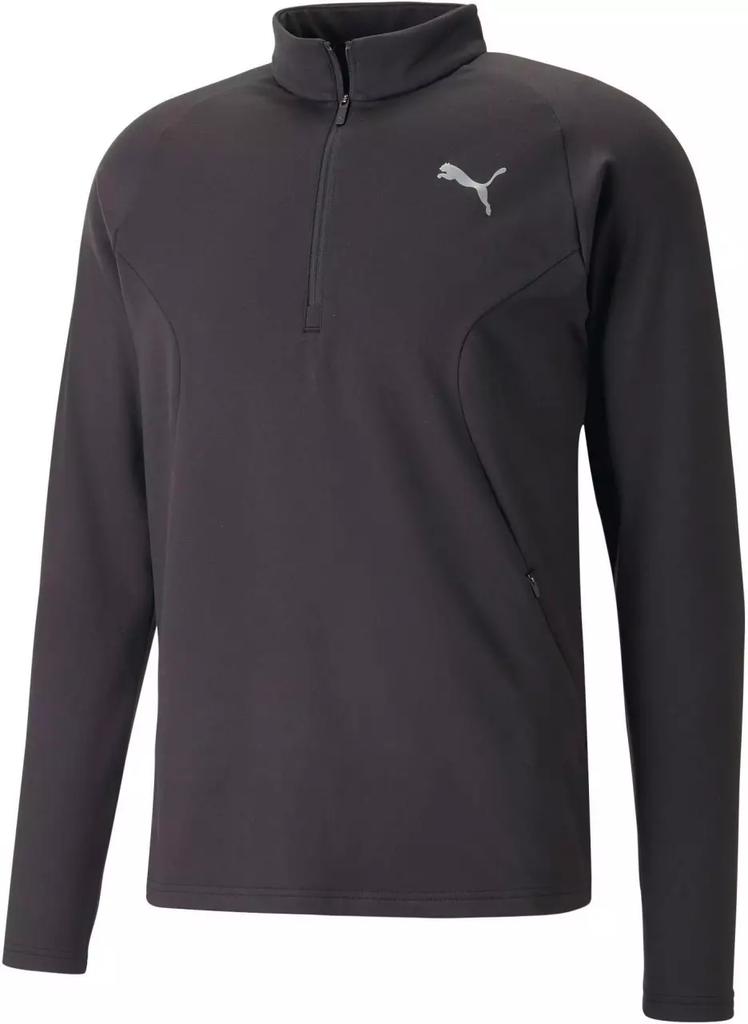 Puma RUN Cloudspun Knit Sweatshirt 1/2 ZIP 523272 01 R-L