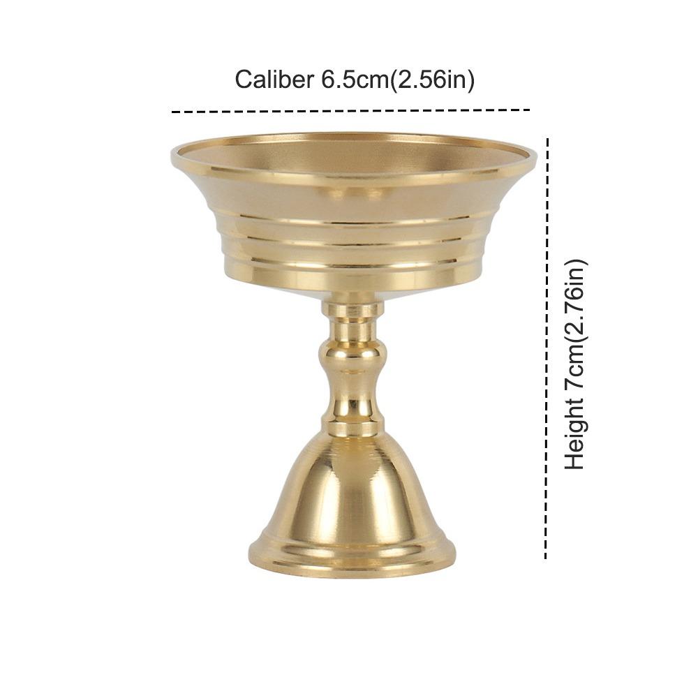 Universeller Kupfer-Butterlampenhalter Golden Mehrgrößen-Kerzenhalter Lange Lampe Kerzenständer Heimdeko