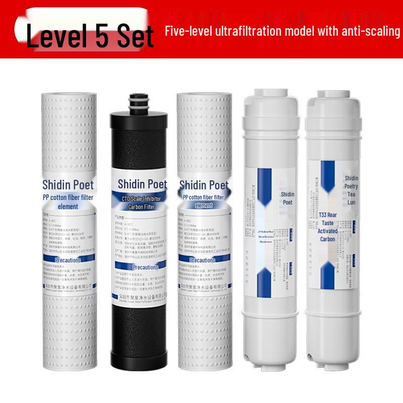 Cotton Universal 7inch Pp Water Purifier Cartridge Set For 56stage Home Systems