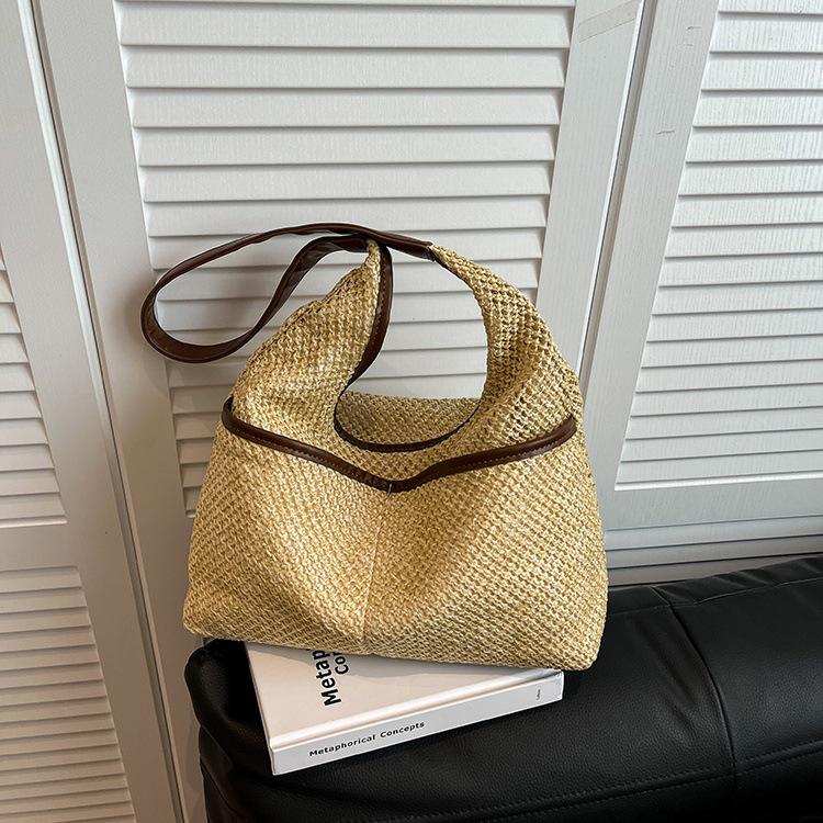 Women's Large Capacity Retro Frosted Shoulder Bag, 2023 Autumn/Winter Collection – Versatile Mother-Child Bucket Style