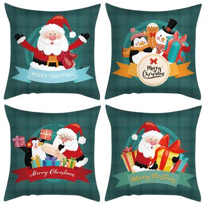 Santa Claus Pillowcase Nordic Cross-border Living Room Bedroom Cushion Pillow