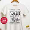 Aussie Shepherd Haare T-Shirt, Tasse Australischer Hund T-Shirt Geschenke