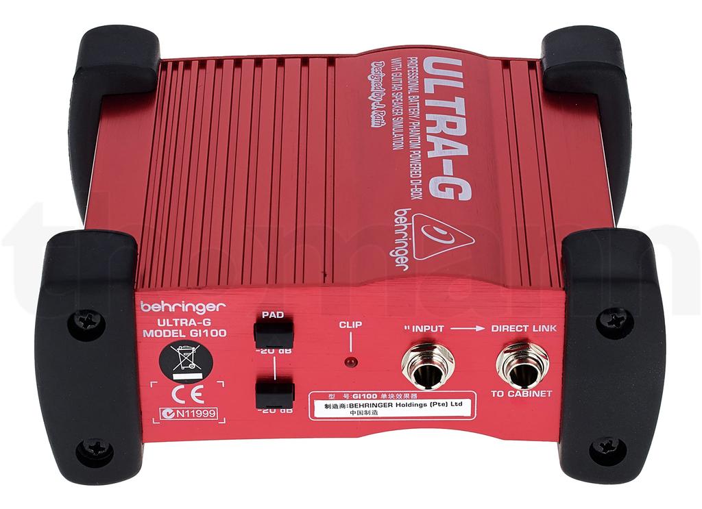 Behringer Active DI Box Red Phantom GI100