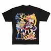 Sailor Moon Sailor Venere (Minako Aino) T-shirt Oversize Grafica Anime Bootleg Anni '90 Vintage, Maglietta Streetwear Ragazza Magica Retro, Top Casual Unisex
