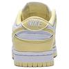 Nike Dunk Low NN Schnürung Bequeme Passform Niedriger Schaft Skateschuhe Damensneaker Weiß Gelb IX5021171
