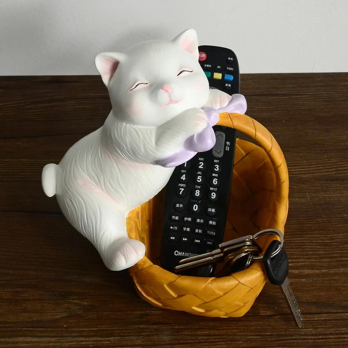 

Скандинавская креативная скульптура животного, хранилище ключей, декор для дома, украшения для дома, изделия из смолы, гостиная, рабочий стол, хранение закусок