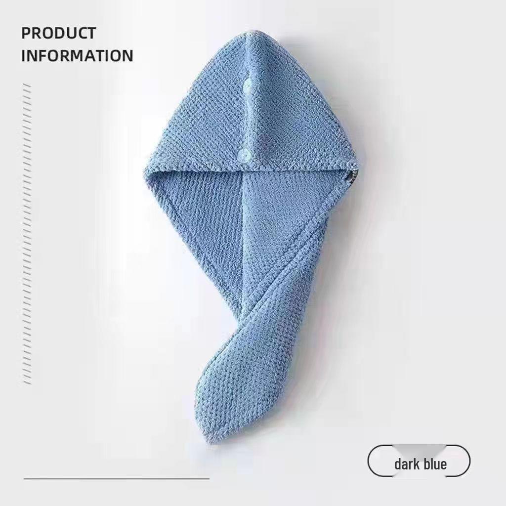 Damska Gruba Chłonna Czapka do Suszenia Włosów na Jesień/Zimę do Kąpieli i Prysznica