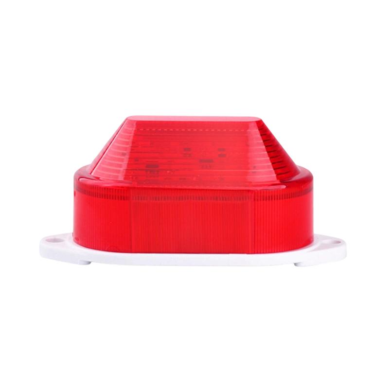 High Intensity LED Strobe Beacon & Loud Siren Alarm, 12V/24V/220V DC/AC, IP65 Waterproof, For Vehicle/Truck/Industrial Safety