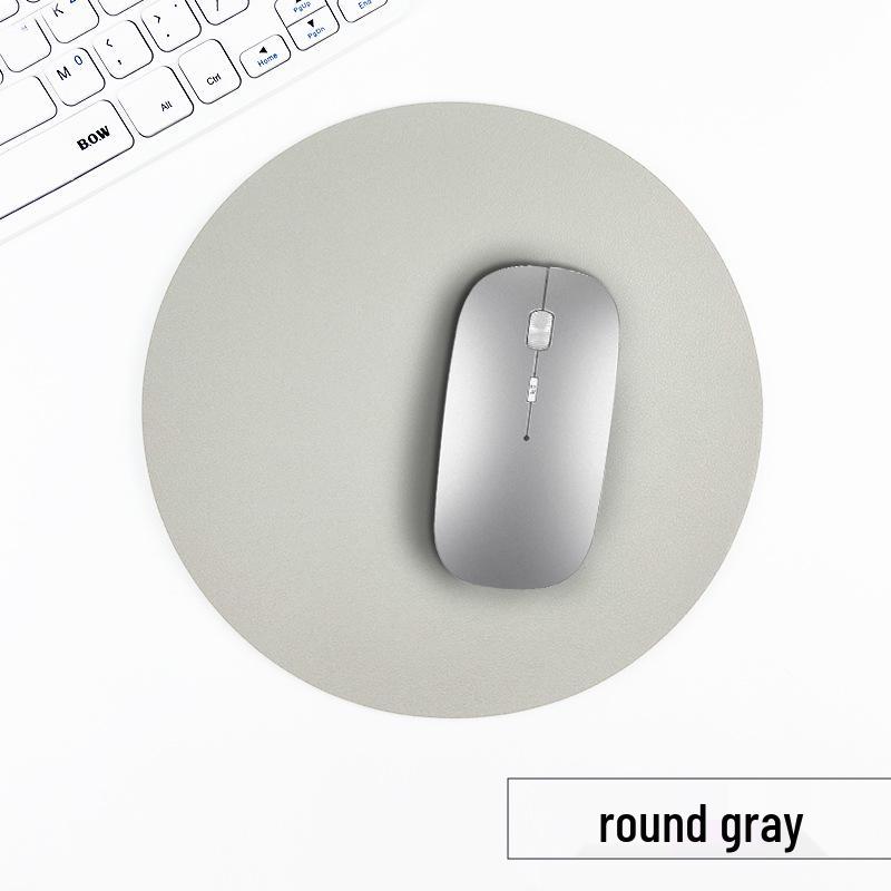 Customizable Multi-Color PU Leather Mouse Pad - Durable, Dirt-Resistant, Available In Square or Round Shapes.