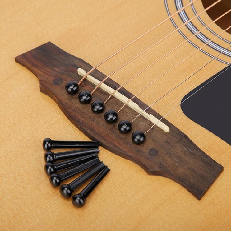 Acoustic Guitar Bridge Pins with Bridge Pin Puller Set String Nail Remover Extractor Tool Guitar Accessories Enduring