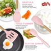 Silicone Cookware Set 12pcs Kitchen Utensil Wooden Handle Non-stick Spatula Shovel Spoon Kitchen Cooking Specialty Tools