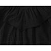 Timeless V-Neck Lace Trim French Ruffle Shirt – Sweet, Small, 2026 Style with Two Color Options, Short Sleeves
