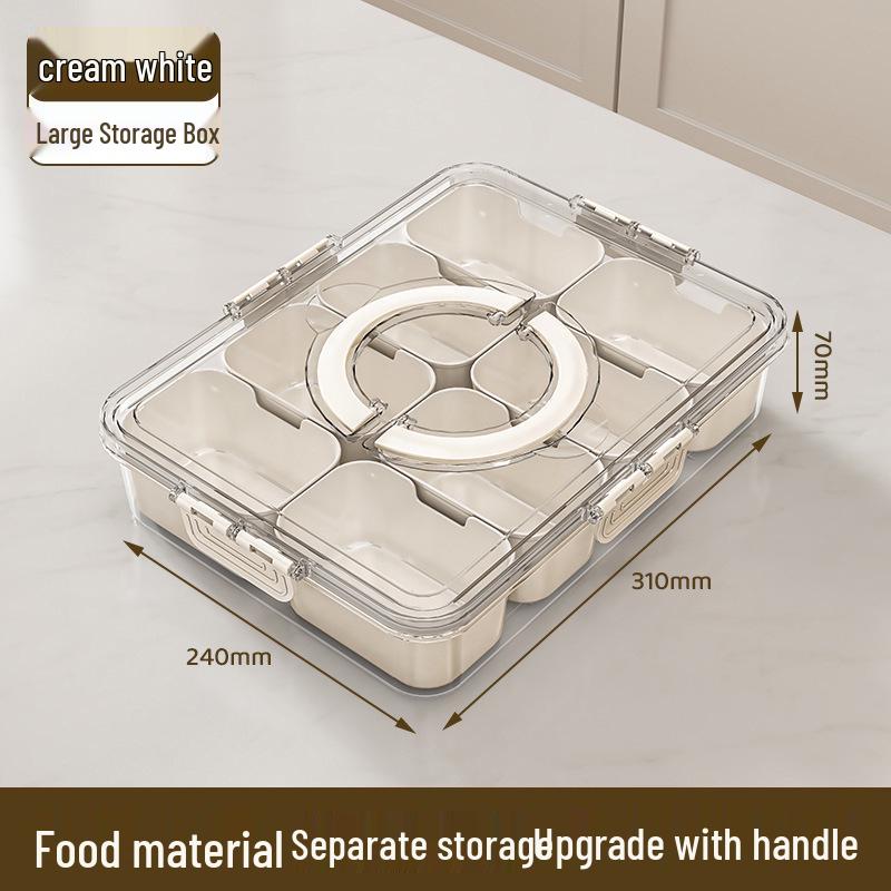 Large Capacity Transparent Spice & Food Storage Box - Dustproof & Moistureproof