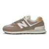 New Balance Nb 574 Retro Top Layer Cowhide Shock Absorbing Wear Resistant Low Top Casual Running Shoes Women Sneaker Khaki WL574SYL