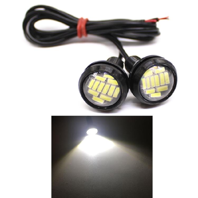 

4014 12SMD Car Turn Signal Daytime Running Backup Light Auto License Plate Lamps