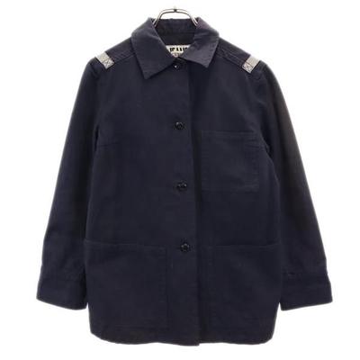 CENTO X CENTO BY ICEBERG 90s Old Made In Italy Work Jacket 40 Navy Men's Used