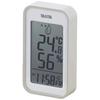 Tanita Thermo-Hygrometer (TT-559 GY) Large Display, Digital Display with Clock, Calendar, Temperature and Humidity, Wall-Mountable, Tabletop, Gray, Ma
