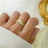 Elegant Two Tone Women Ring Inlaid Shining CZ Fashion Party Accessories Noble Wedding Engagement Versatile Lady Elegant Jewelry