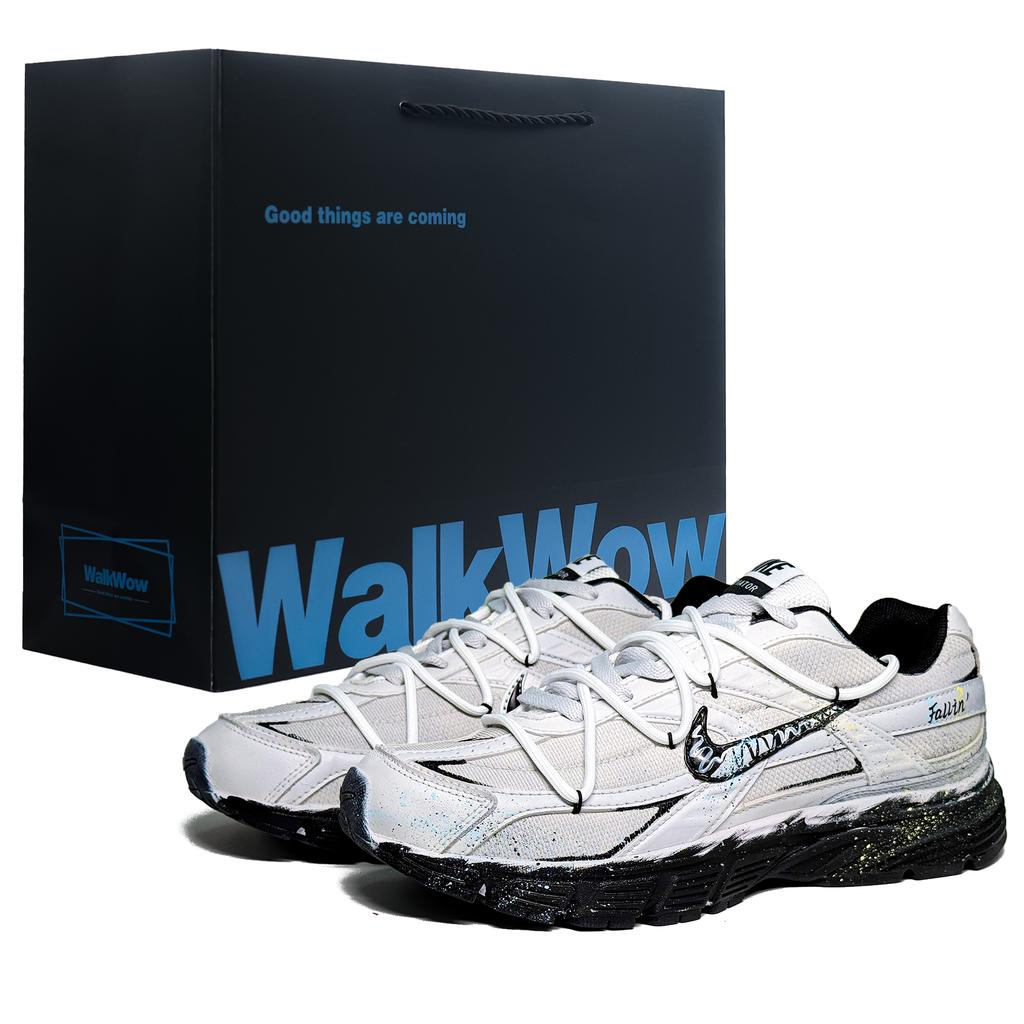 Nike Initiator Cushioning Abrasion Resistant Breathable Support Low top Running Shoes Men's Gray 394055-100(Team907-S)
