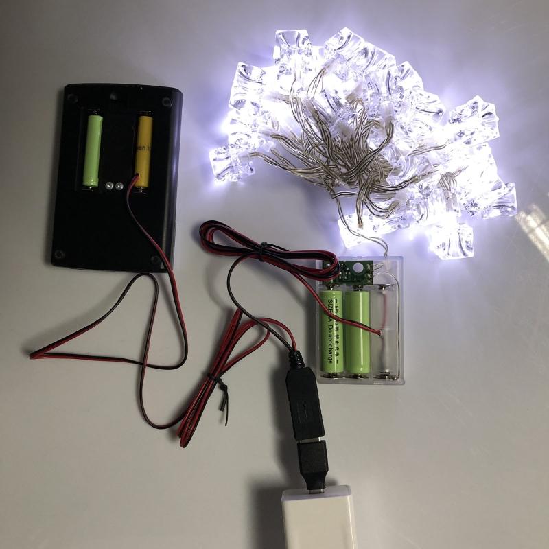 AA + AAA Battery Eliminator Power Supply Cable LR6 LR03 Battery for Radio Electric Toy Clock LED Strip Light Calculator