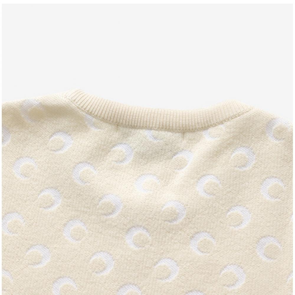 Marine Serre Jacquard Fitted Women S Knit Wtk014a Ckni0530 Wh20