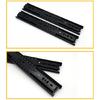 1Pair Soft Close Drawer Track Rail Cold Rolled Steel Buffer Drawer Slides Hydraulic Damping Buffer Furniture Hardware