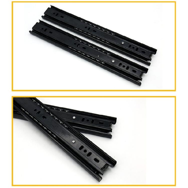 1Pair Soft Close Drawer Track Rail Cold Rolled Steel Buffer Drawer Slides Hydraulic Damping Buffer Furniture Hardware