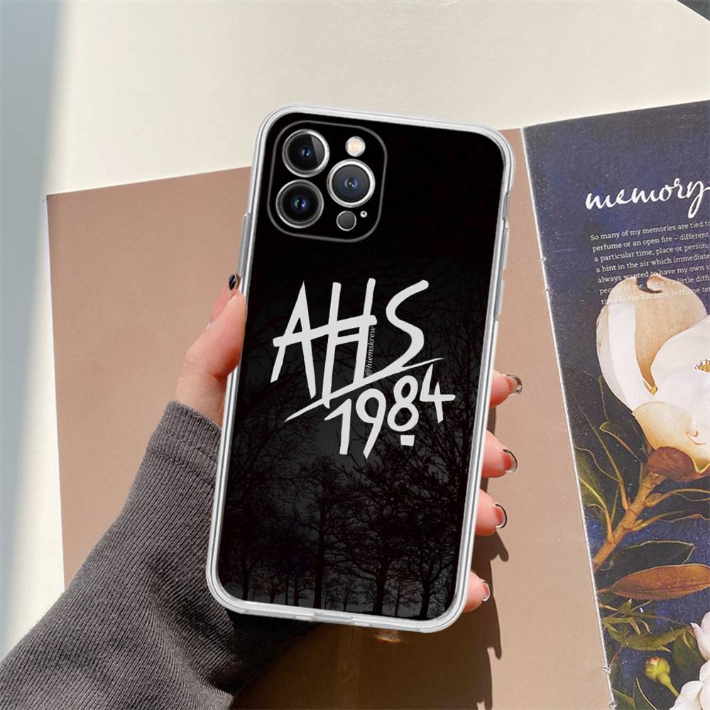 American Horror Story AHS 1984 Phone Case For IPhone 17 16 15 14 13 11 12 Pro Max 16 Plus Transparent