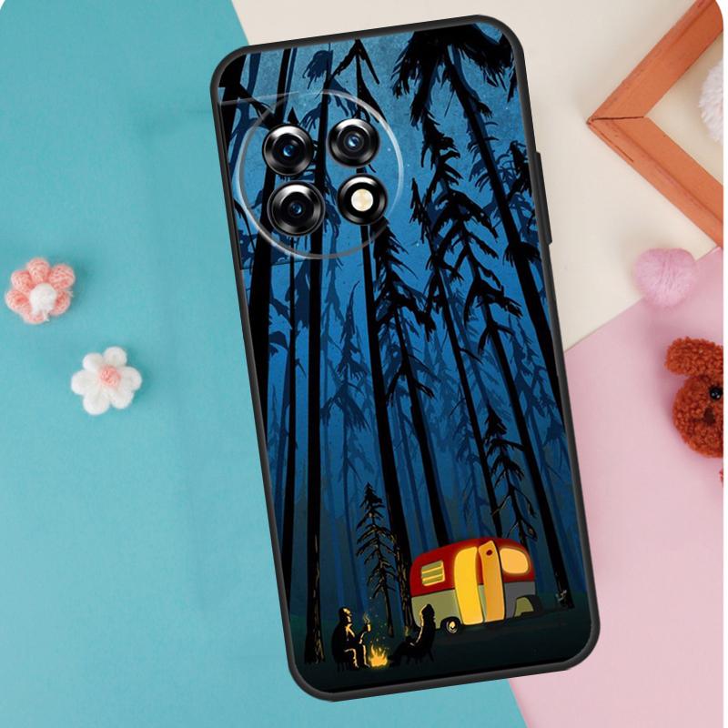 Nature Camping Art Case For OnePlus 11 12 13 15 13R 12R 10R 8T 10T 9 10 Pro Nord 5 CE 4 3 2 Lite N20 N30 Cover