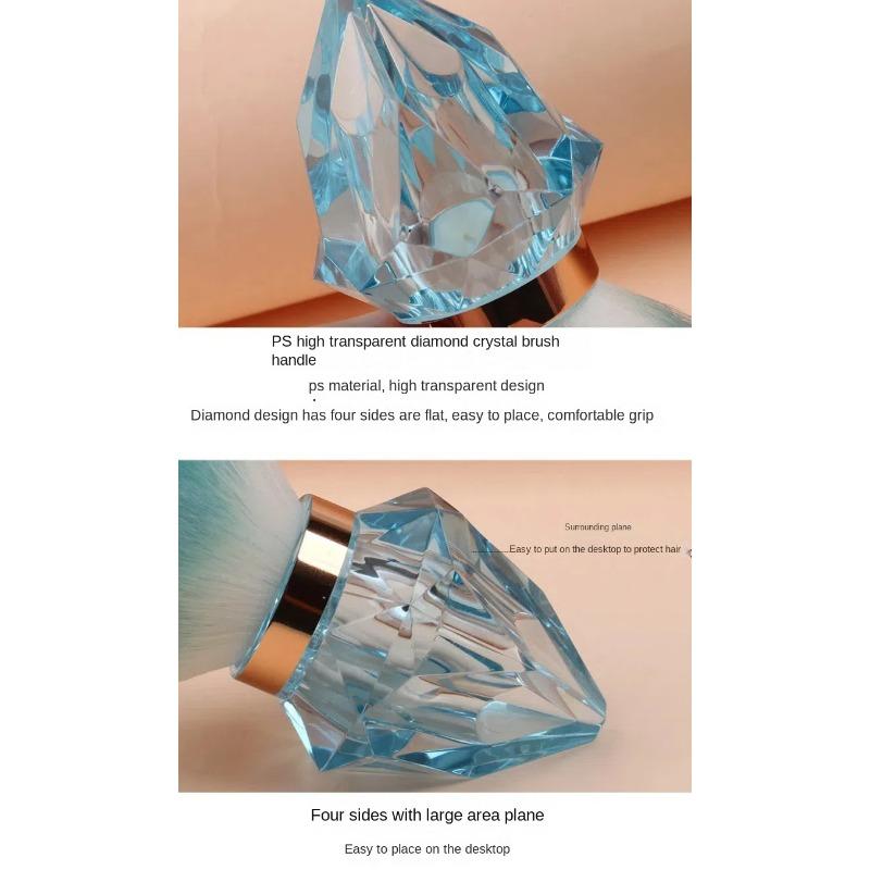 New Fashion Diamond Nail Dust Brush Mushroom Head Large Beauty Tool Powder Brush