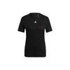 T Shirts Women's Black Crew Neck Moderate Straight Fit GN4970
