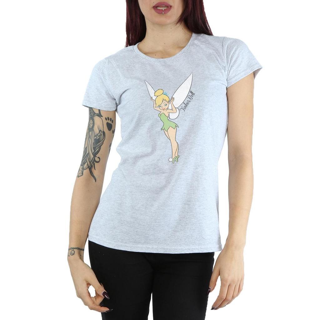 Disney T-shirt Classica in Cotone per Donna/Signora con Campanellino