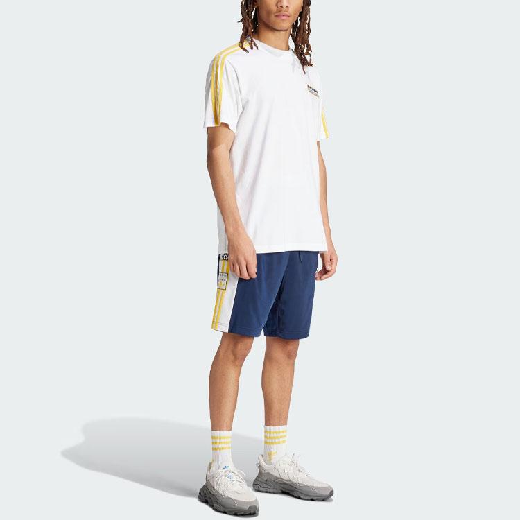 adidas Originals Adicolor Adibreak Snap Button Shorts Men Bottoms Collegiate-Navy IU2372