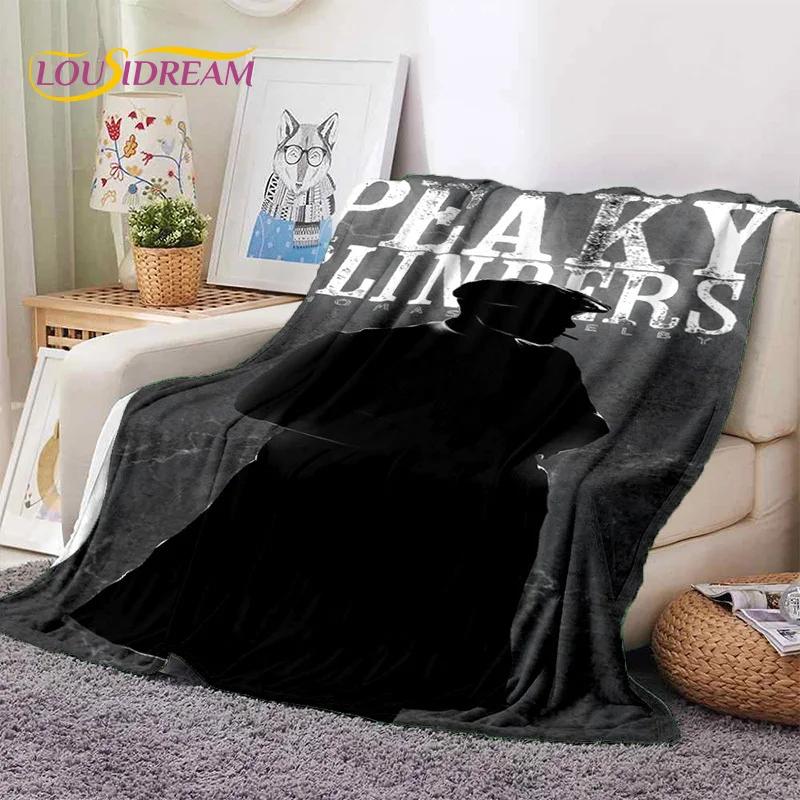 Coperta morbida in flanella 3D P-Peaky Blinders Tommy Shelby per Letti Camera da letto Divano Picnic, Coperta da lancio per Coprire Esterni Tempo libero Regalo