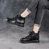 Short Boots For Women Spring And Autumn New Thick Soled Ankle Boot Womens Retro Small Leather Shoes Middle-Aged Mothers Shoes