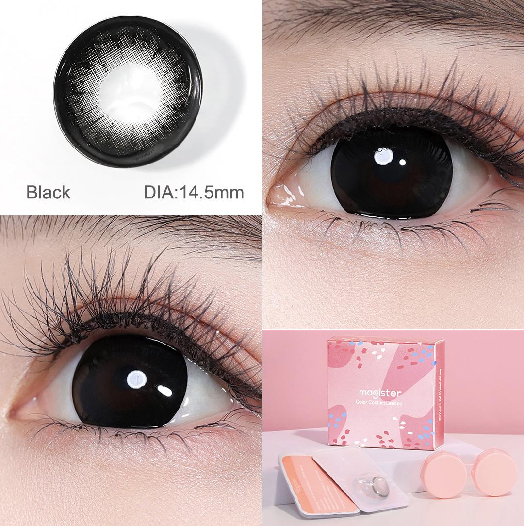 

0~-6.50 Цветные контактные линзы Magister 14.5 мм Коричневые контактные линзы Supersize Series big eyes Lens 16mm