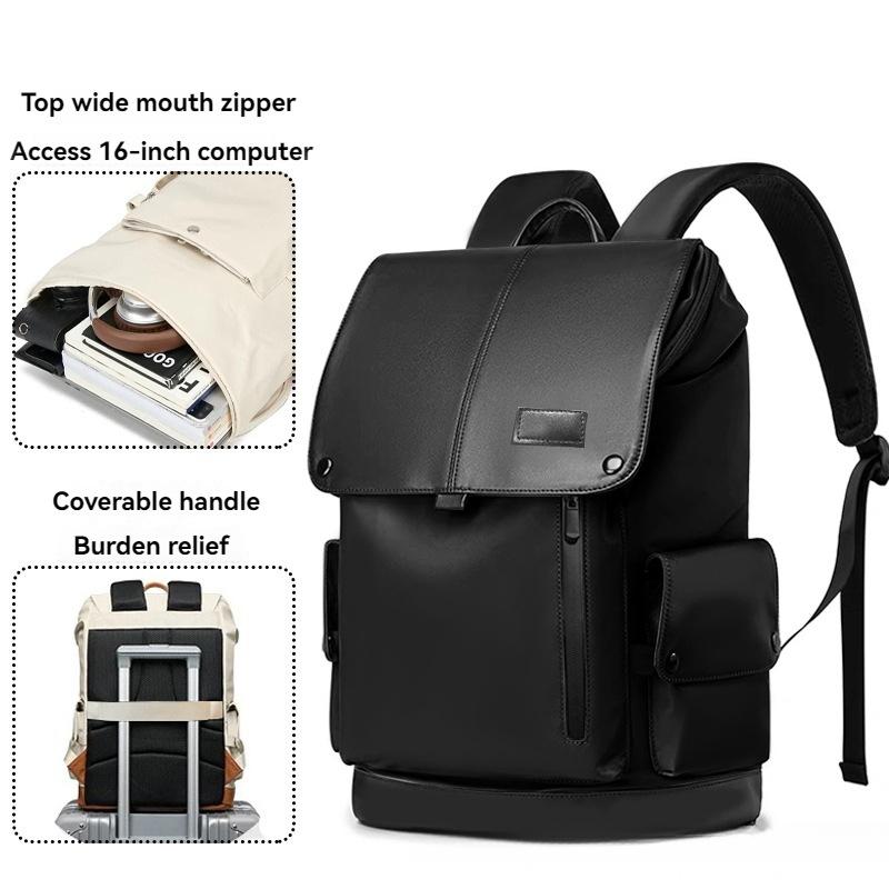 Modischer Color-Block Rucksack mit großem Fassungsvermögen 16 Zoll Laptop Tasche Outdoor Freizeit Unisex Rucksack