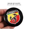4 stuks 56 mm Auto Embleem Auto Wiel Center Naafdoppen Sticker Accessoires Voor Fiat Abarth 500e Panda Tipo FR Argo Freemont Viaggio Bravo