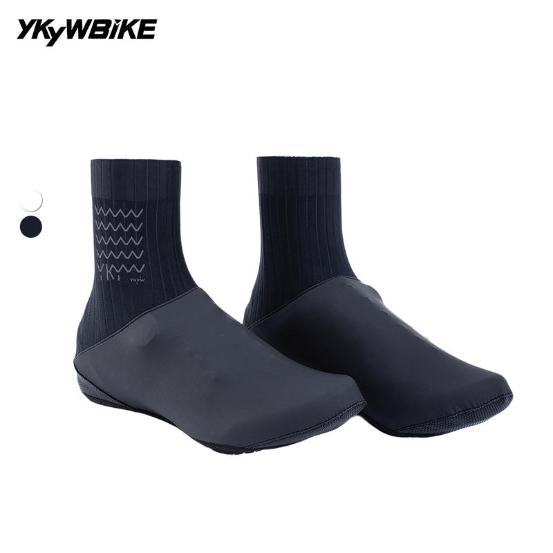 YKYWBIKE Cycling Shoe Cover Waterproof Overshoes Bicycle Accessorie Aerodynamic Bicycle Shoes Covers Road Bike Short Overshoes
