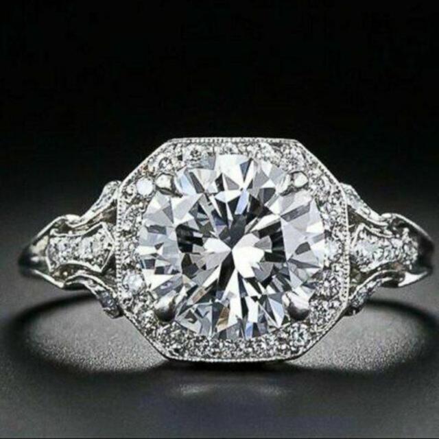 

Новое сверкающее белое кольцо с кубическим цирконием, женское кольцо для помолвки, свадьбы, изысканное женское кольцо на палец, подарок для вечеринки, модные украшения 10