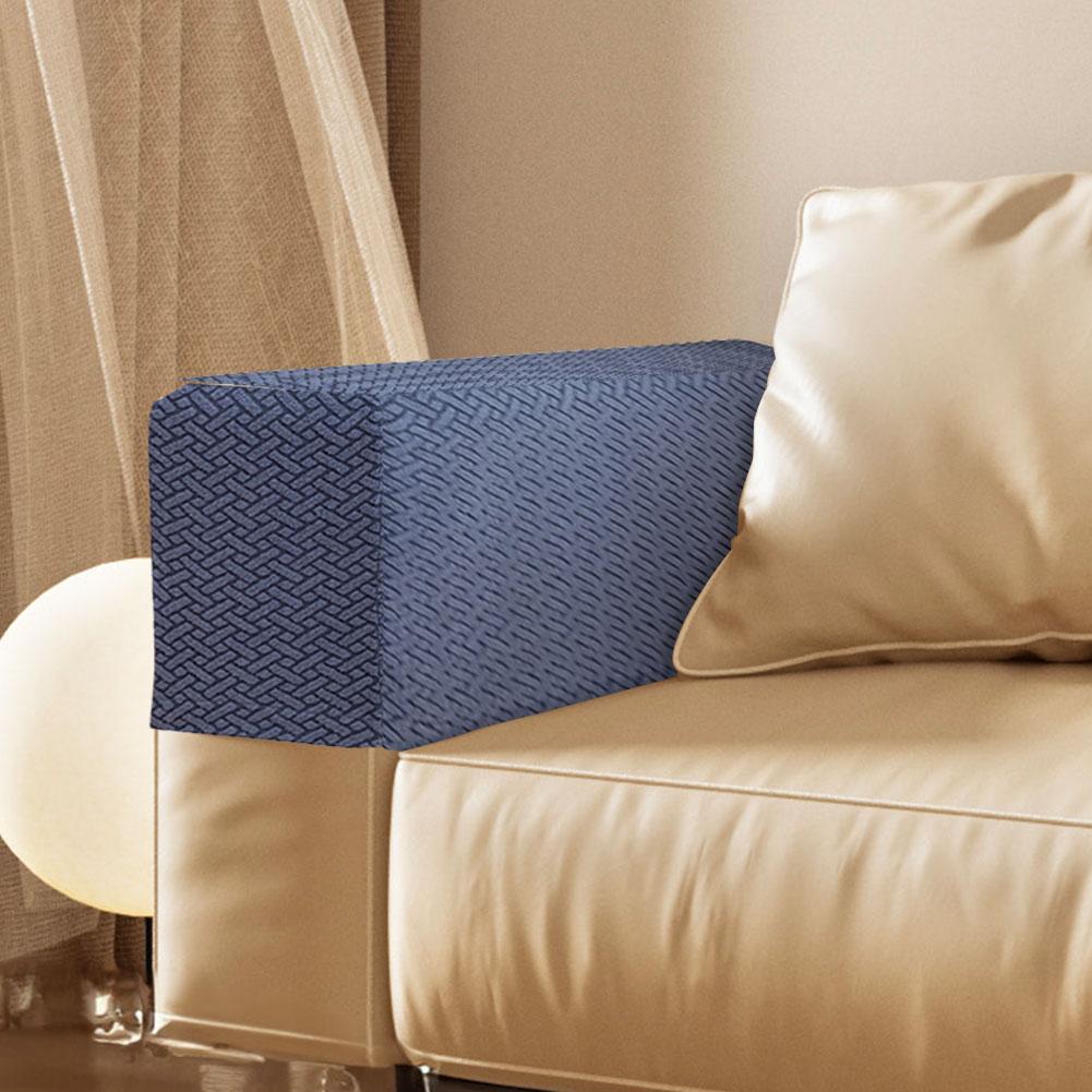 Washable Armchair Slipcovers Checkered Pattern Armrests Chair Covers Suitable for Chairs and Sofas