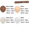 Brown Cream White Balloons Garland Kit Baby Shower Birthday Decorations Ballons Arch Party Supplies Christening Wedding Decor