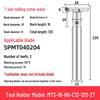 CNC T-Slot Milling Cutter with HTS Three-Sided Blade, Shank Thickness: 6, 8, 10, 12 Mm