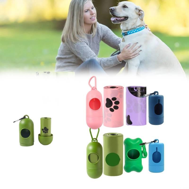 Eco-friendly Thickened Biodegradable Pet Waste Bags For Dogs And Cats In Assorted Colors