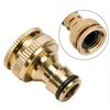 2Pcs Brass Hose Tap Connector 3/4" 1/2" Garden Threaded Water Pipe Adapter Fitting Faucet Connector Accessories