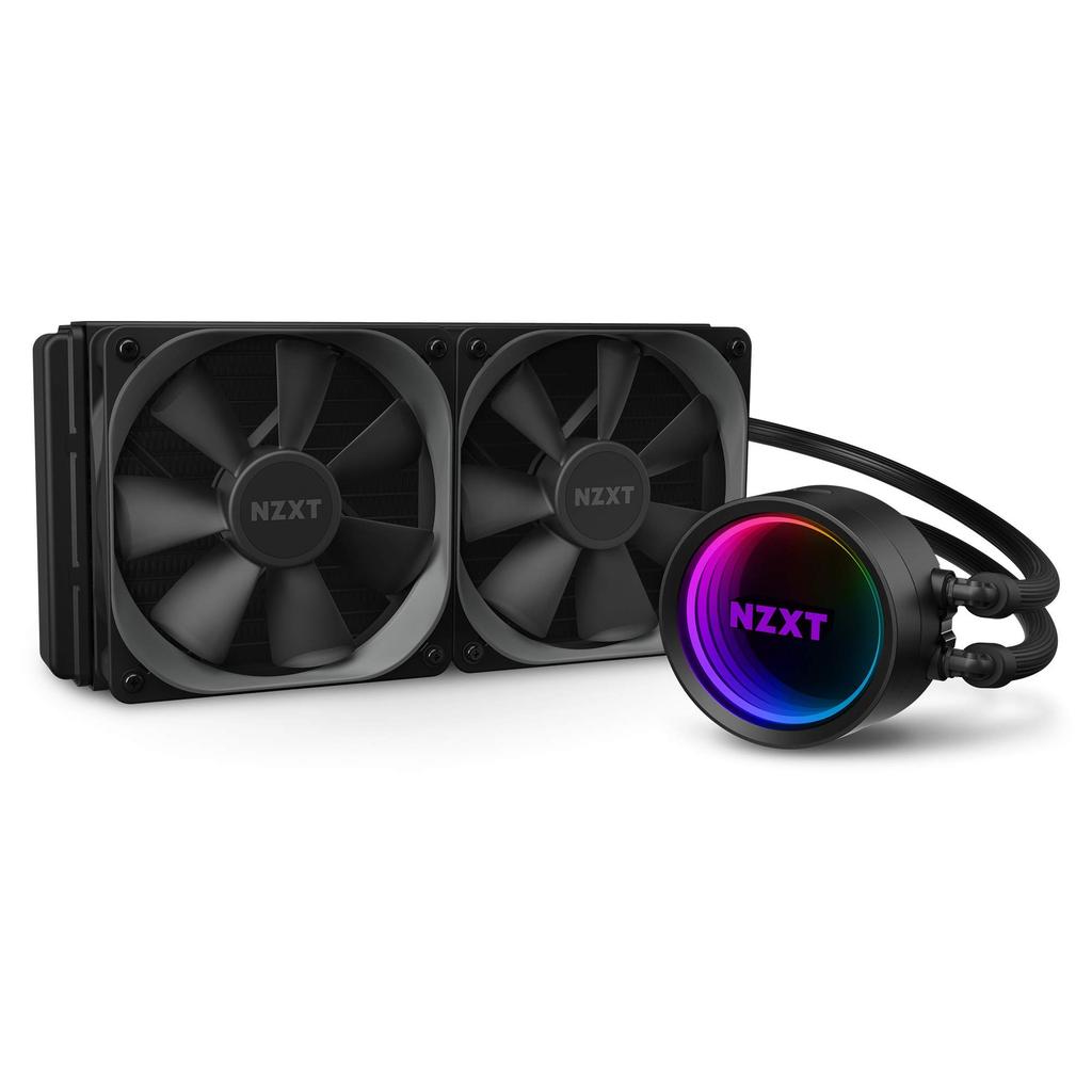 NZXT KRAKEN X53 Simple Liquid CPU Cooler RGB Compatible 240mm FN1444 RL-KRX53-01