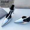 Mode Eilyken Frühling Herbst Marke Damen Pumps Schuhe Mode Spitzschuh Damen Elegant Ausgeschnittene Sandalen Zapatilla De Muje