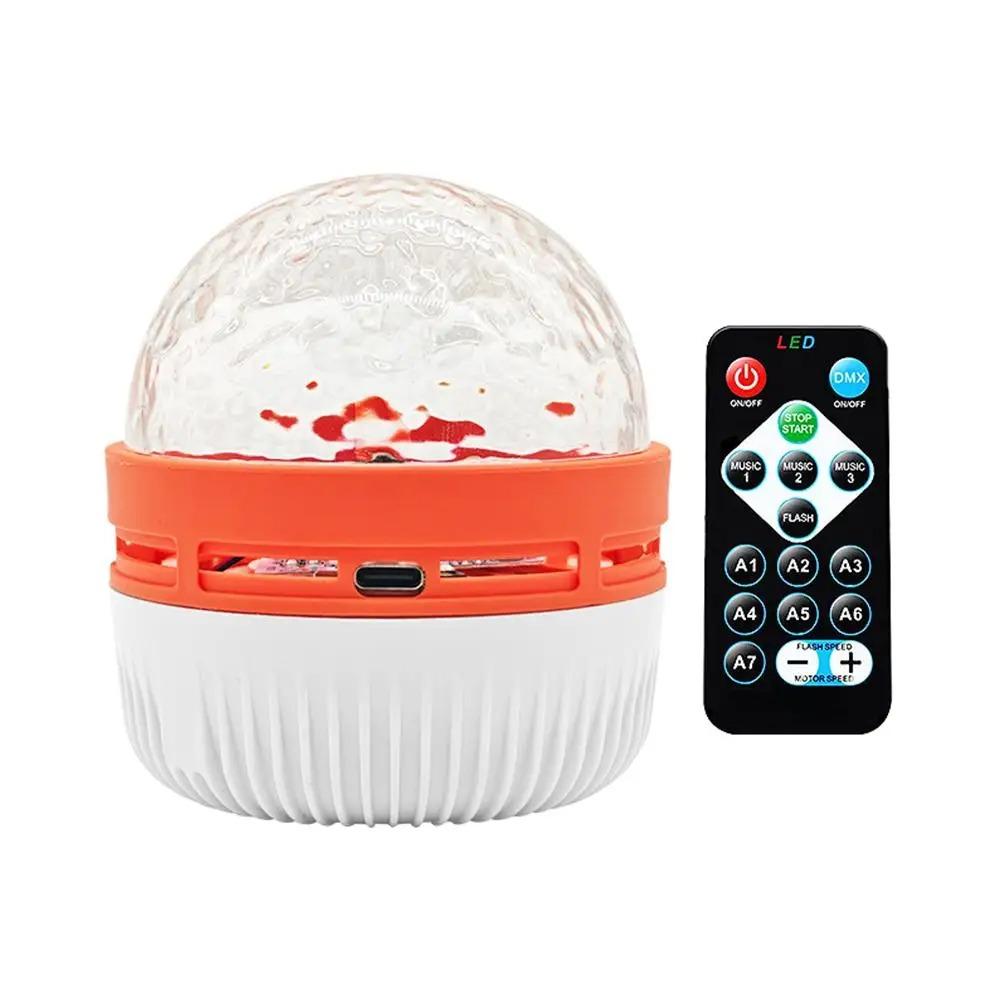 

2025 Новый стиль ночника Лампа-проектор Магический шар, Водная рябь, Пульт дистанционного управления, Креативная настольная лампа, Романтический декор Ночная лампа Звездная Аврора RGB лампа