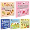 Food And Fruit Coloring Book For Kids With 40 Pages Cartoon Doodles For Children Ages 4 And Up